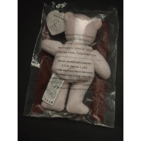 2004 Mcdonalds Ty Teenie Beanie Babies Grimace, Shake and Fry Sealed - Picture 6 of 7